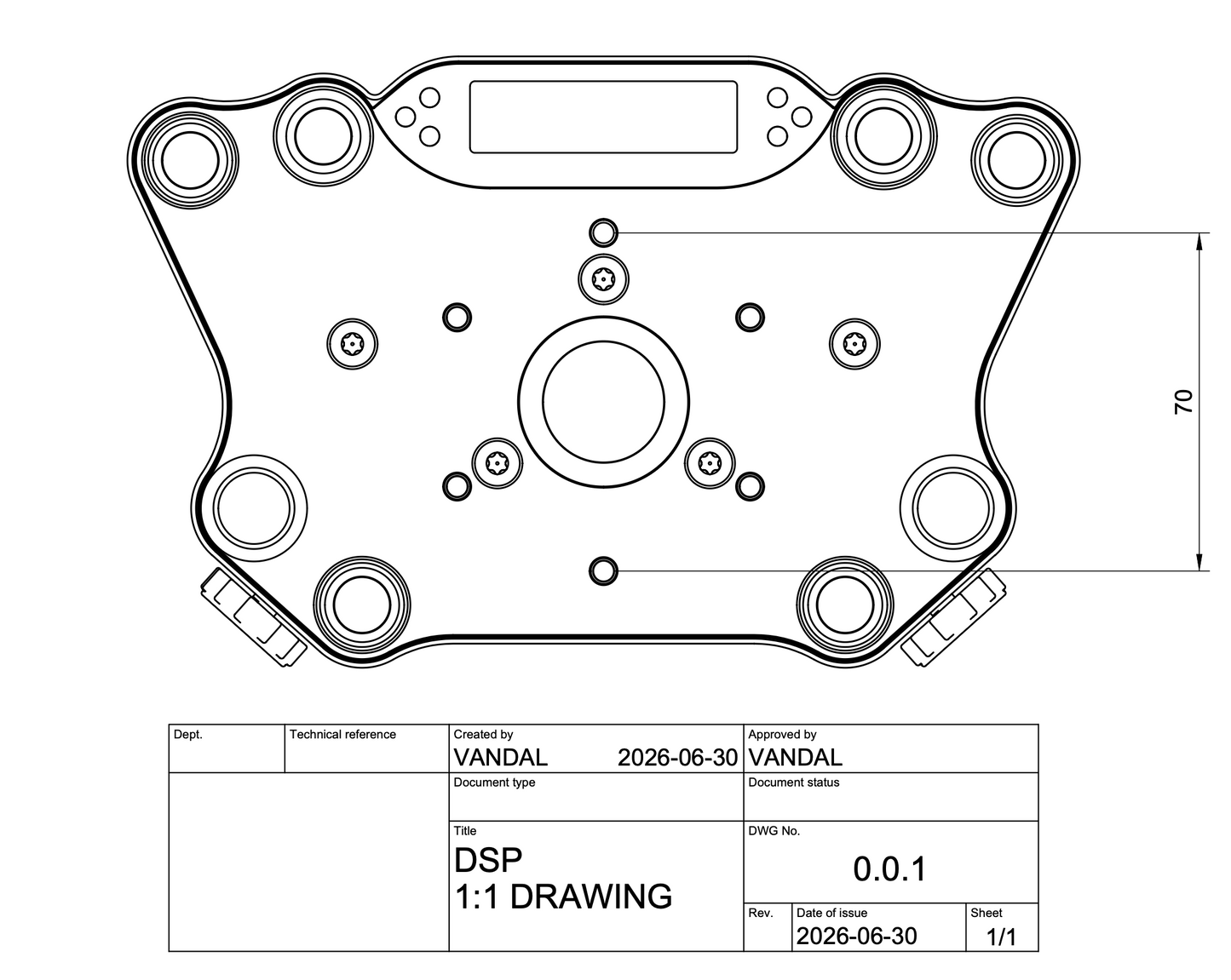 Vandal OEM Motorsport Steering Wheel - BMW F Series